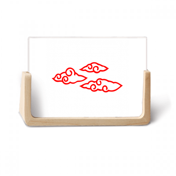 Clouds Flowers Imply Country Photo Wooden Photo Frame Tabletop Display