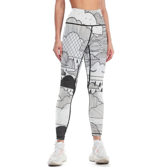 Clouds Leggings Clothing fitness legging gym Womens Leggings