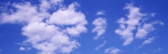 Clouds Marion County IL USA Canvas Art - Panoramic Images (36 x 12)