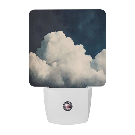 Clouds Night Lights, Dark Sky Abstract Nature Smart Auto Dusk to Dawn Sensor Nightlights Plug-in Nightlight for Bedroom Bathroom Living Room Kitchen Hallway