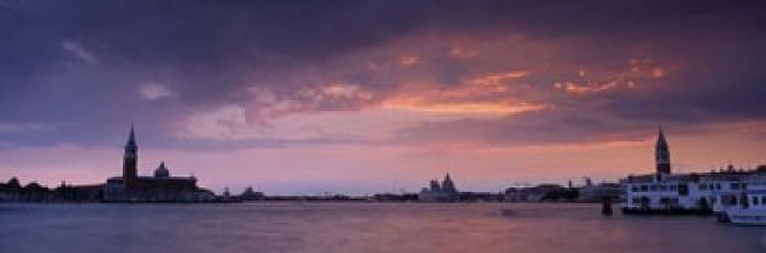 Clouds Over A River Venice Italy Canvas Art - Panoramic Images (18 x 6)
