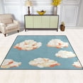 thumbnail image 1 of Clouds Pattern 80''x58'' Extra Large Plush Memory Foam Rug, Soft, Absorbent, Non Slip, 1 of 7