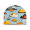 thumbnail image 1 of Clouds Pattern Design Thick U Shape Acrylic Napkin Holder Non Slip Space Saving for Kitchen, 1 of 9