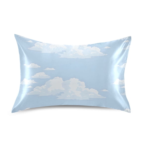 Clouds Pillowcase Queen Size Luxury Silky Soft Wrinkle Resistant Envelope Closure 30x20in