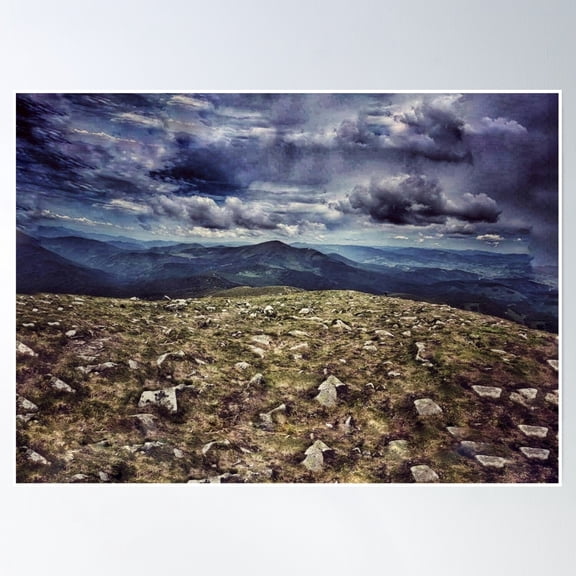 Clouds Poster Wall Art, Modern Wall Decor, 12x18 UNFRAMED