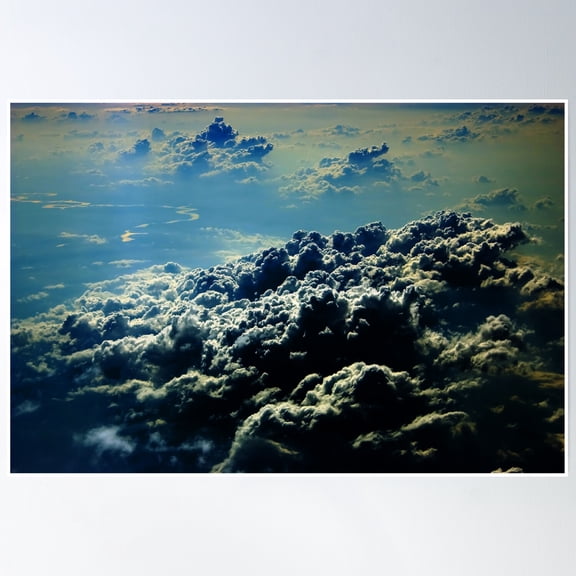 Clouds Poster Wall Art, Modern Wall Decor, 16x24 UNFRAMED