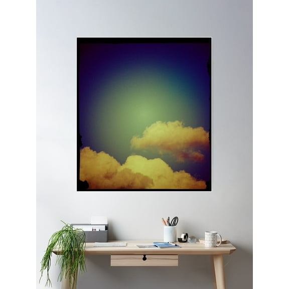 Clouds Poster Wall Art, Modern Wall Decor For Living Room Bedroom, 12x18 UNFRAMED