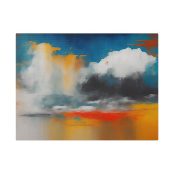 Clouds Six Abstract Skyscape Canvas Wall Art by Stephen Chambers