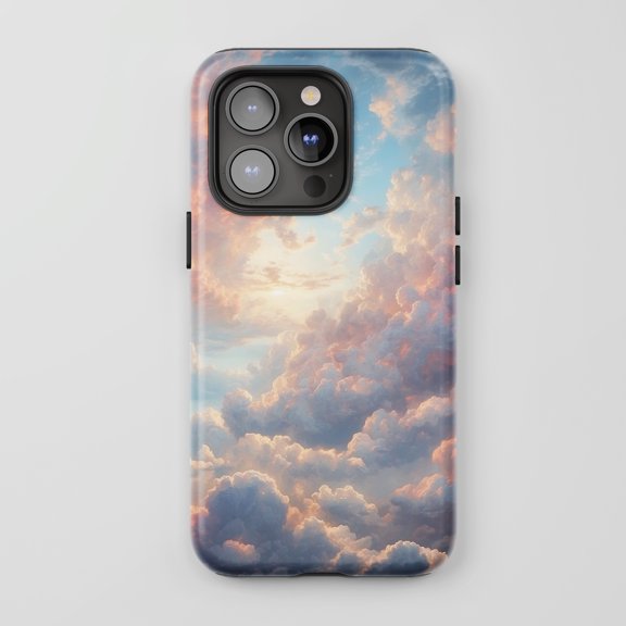 Clouds Sky Design For All iPhone Series Tough Phone Case