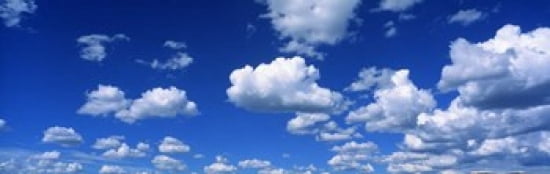 Clouds UT Canvas Art - Panoramic Images (36 x 12)