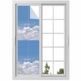 thumbnail image 1 of Clouds Window Privacy Film, Blue White Sky Natural Landscape Static Cling UV Sun Blocking Heat Control Window Tint Day and Night, Non-Adhesive Reusable One Way Windows Privacy Cover 17.7''x78.7'', 1 of 7