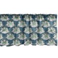 thumbnail image 1 of Ambesonne Clouds Valance Pack of 2, Surreal Mountains Spirals, 54"X18", Sea Blue Seafoam, 1 of 4