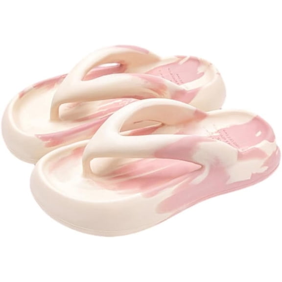 Clouds Women's Slippers Beach Sandals Women's Comfort Slippers Non-Slip Flip Flops Soft Bottom Shower Shoes Summer Sandals