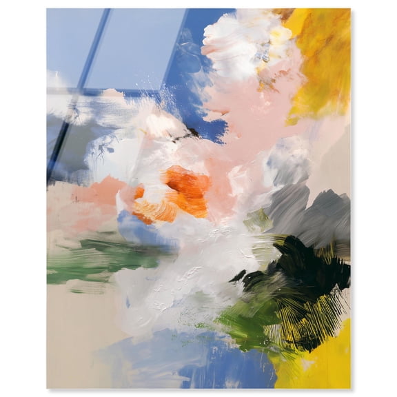 Clouds and Color I Acrylic Modern Wall Art by Art Remedy, Ready to Hang, 16 x 20