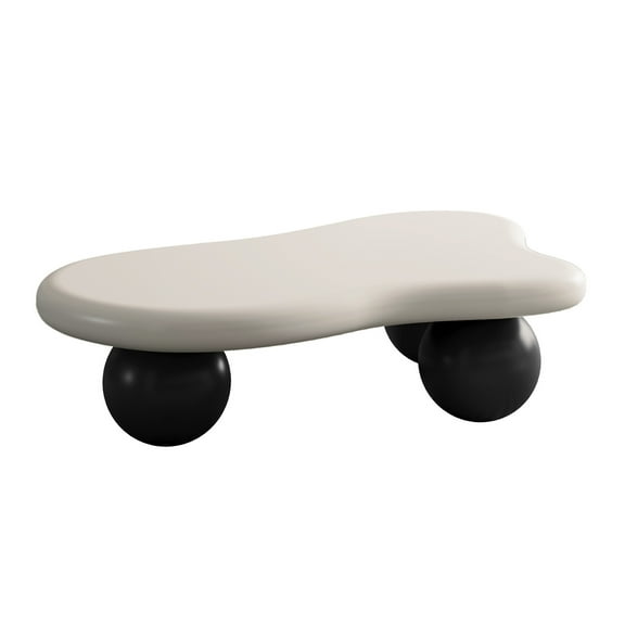 Clouds and Curiosities Coffee Table - 40-inch Artistic Living Room Centerpiece
