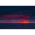 thumbnail image 1 of Clouds glowing a bright pink on the horizon over water; Bonavista Newfoundland Canada by Aaron Von Hagen / Design Pics, 1 of 3