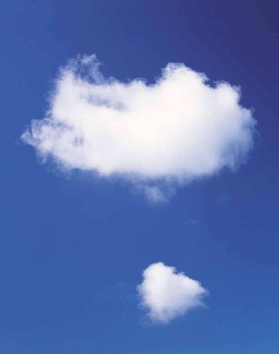 Clouds in Blue Sky Canvas Art - Panoramic Images (19 x 24)
