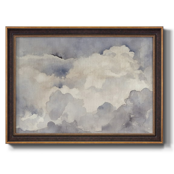 Clouds in Neutral I Premium Framed Canvas- Ready to Hang