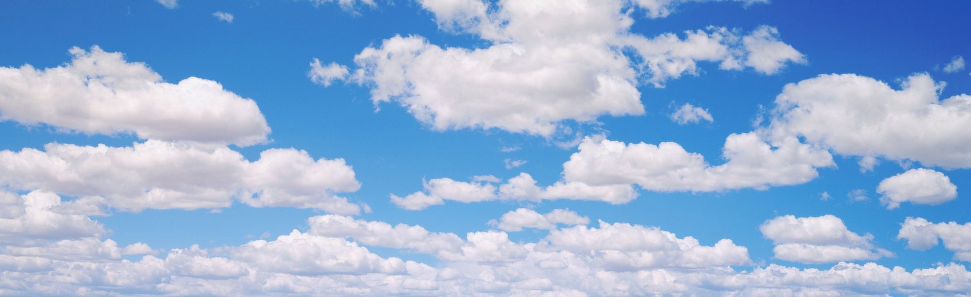 Clouds in sky Canvas Art - Panoramic Images (27 x 9)