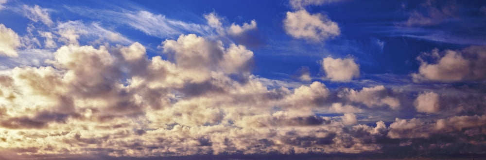Clouds in the sky Canvas Art - Panoramic Images (27 x 9)