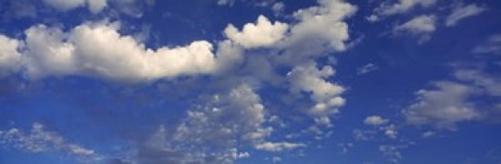 Clouds in the sky Canvas Art - Panoramic Images (36 x 12)