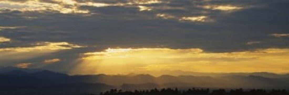 Clouds in the sky Daniels Park Denver Colorado USA Canvas Art - Panoramic Images (18 x 6)
