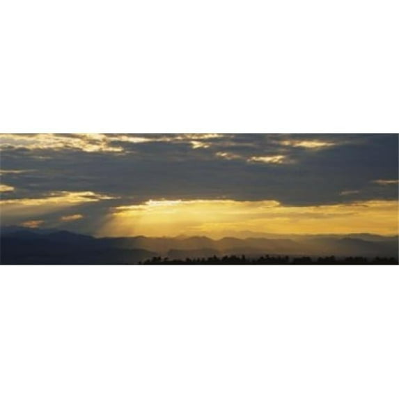 Clouds in the sky Daniels Park Denver Colorado USA Poster Print by - 36 x 12