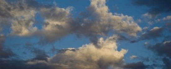 Clouds in the sky Los Angeles California USA Canvas Art - Panoramic Images (30 x 12)