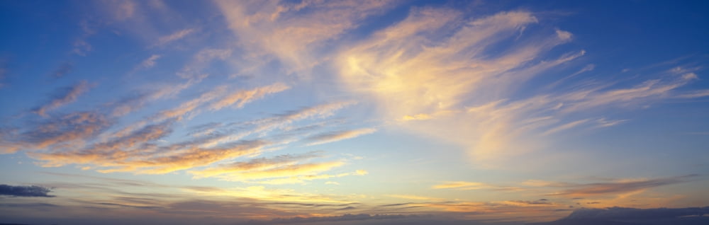 Clouds in the sky Maui Hawaii USA Canvas Art - Panoramic Images (27 x 9)