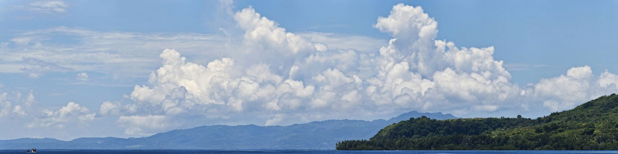 Clouds in the sky Papua New Guinea Canvas Art - Panoramic Images (36 x 9)