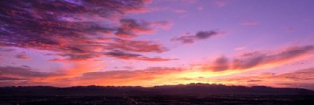 Clouds in the sky at dusk Las Vegas Nevada USA Canvas Art - Panoramic Images (36 x 12)