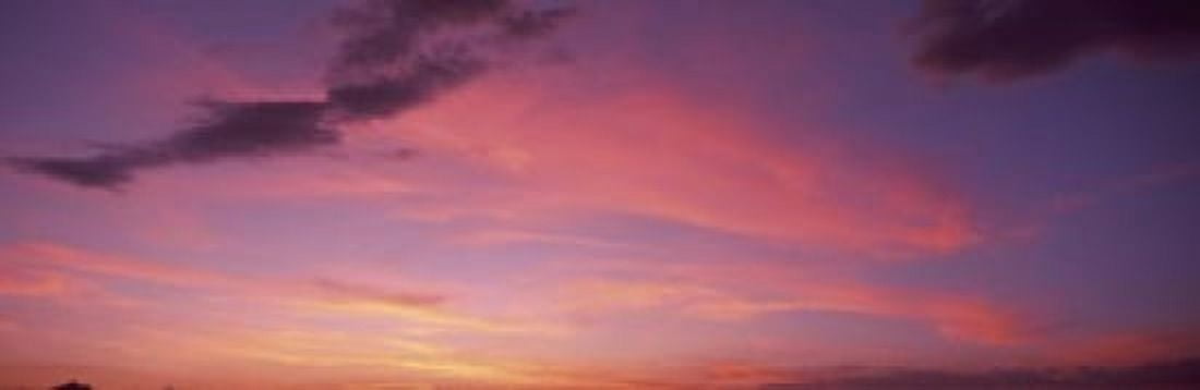 Clouds in the sky at dusk Phoenix Arizona USA Canvas Art - Panoramic Images (18 x 6)