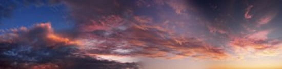 Clouds in the sky at morning Canvas Art - Panoramic Images (40 x 10)