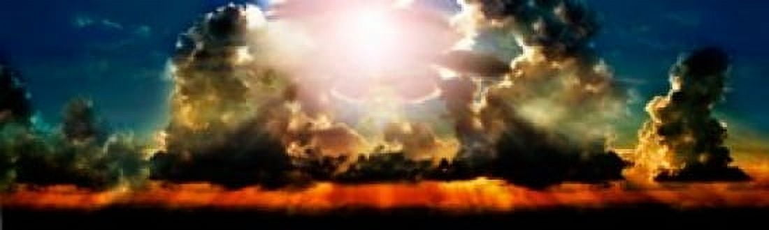 Clouds in the sky at sunset Canvas Art - Panoramic Images (15 x 5)