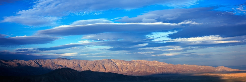 Clouds over Anza Borrego Desert State Park Borrego Springs California USA Canvas Art - Panoramic Images (27 x 9)