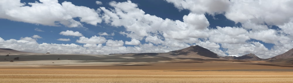Clouds over a desert Atacama Desert Bolivia Canvas Art - Panoramic Images (36 x 12)