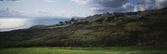Clouds over a landscape Isle Of Skye Scotland Canvas Art - Panoramic Images (36 x 12)