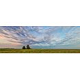 thumbnail image 1 of Clouds over landscape at sunrise, Prairie Ridge State Natural Area, Marion County, Illinois, USA Poster Print (7 x 18), 1 of 1