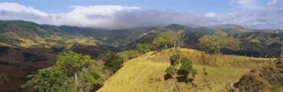 Clouds over mountains Monteverde Costa Rica Canvas Art - Panoramic Images (36 x 12)