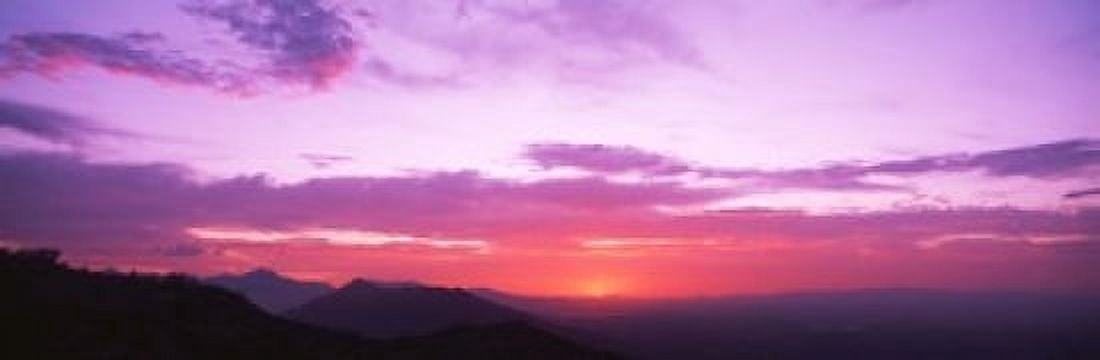 Clouds over mountains Sierra Estrella Mountains Phoenix Arizona USA Canvas Art - Panoramic Images (18 x 6)