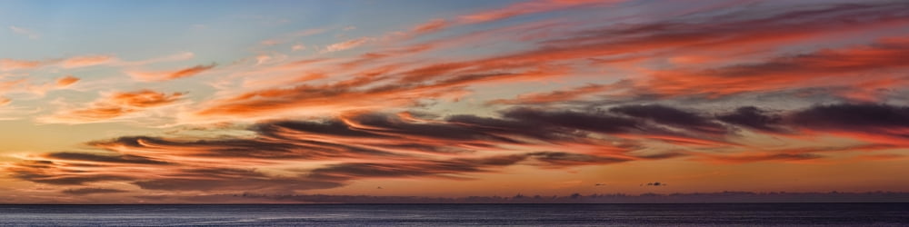 Clouds over sea at sunset Cabo San Lucas Mexico Canvas Art - Panoramic Images (48 x 12)
