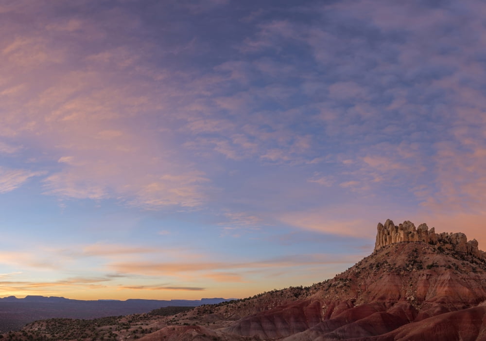 Clouds over the Circle Cliffs near Long Canyon Grand Staircase-Escalante National Monument Utah USA Canvas Art - Panoramic Images (12 x 36)