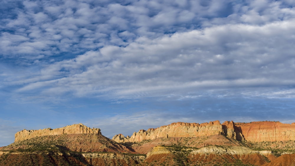 Clouds over the Circle Cliffs near Long Canyon Grand Staircase-Escalante National Monument Utah USA Canvas Art - Panoramic Images (36 x 12)