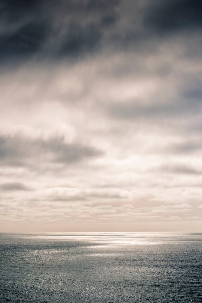 Clouds over the Pacific ocean Pacifica San Mateo County California USA Canvas Art - Panoramic Images (18 x 24)