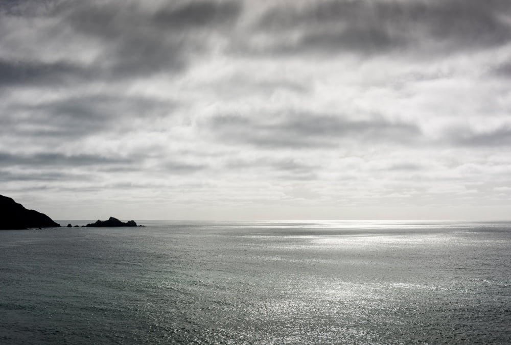 Clouds over the Pacific ocean Pacifica San Mateo County California USA Canvas Art - Panoramic Images (18 x 24)