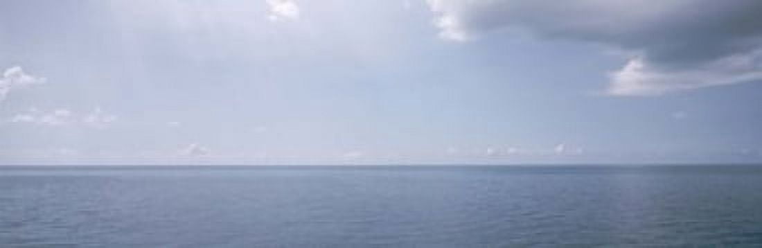 Clouds over the sea Atlantic Ocean Bermuda USA Canvas Art - Panoramic Images (18 x 6)