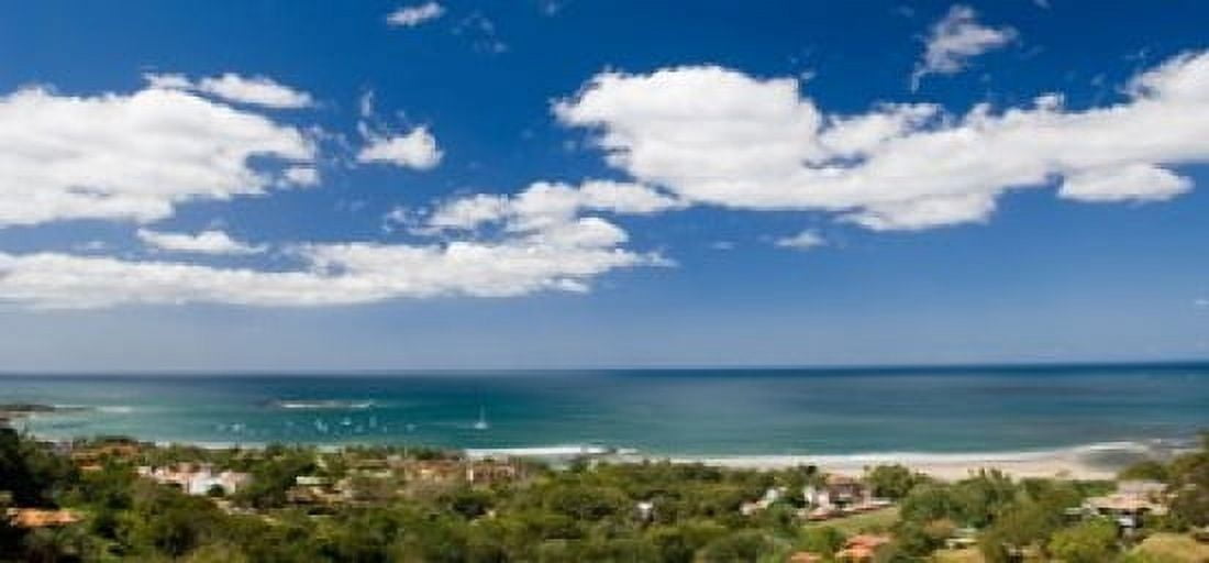 Clouds over the sea Tamarindo Beach Guanacaste Costa Rica Canvas Art - Panoramic Images (24 x 12)