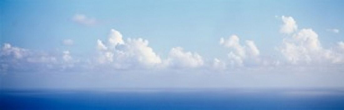 Clouds over the sea Virgin Gorda British Virgin Islands Canvas Art - Panoramic Images (18 x 6)