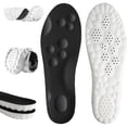 thumbnail image 2 of Ultralight Memory Foam Insoles For Plantar Fasciitis - 2 Pairs Shock Absorption Inserts For Men & Women 2 of 10