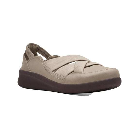 Cloudsteppers by Clarks Womens Sillian 2.0 Star Loafers Beige 10 Medium (B,M)